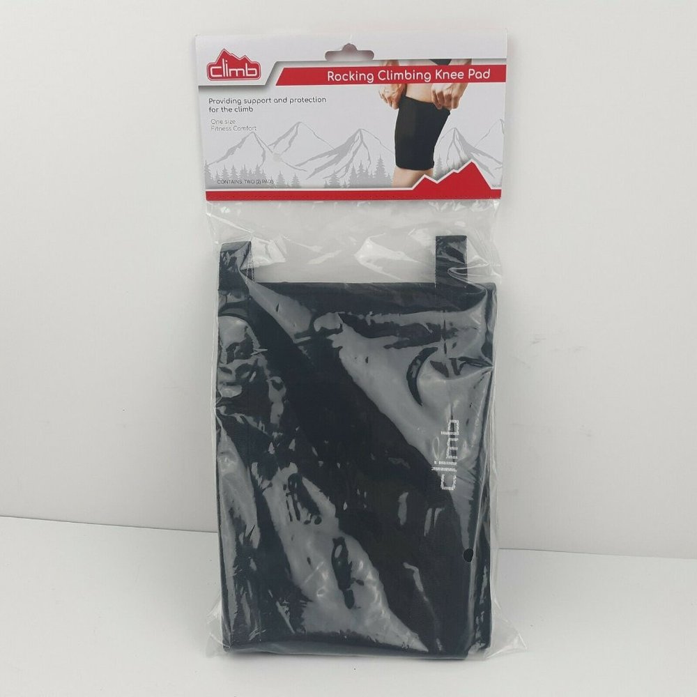 Brand New Rocking Climbing Knee Pads Set of 2 Black Pads MTI